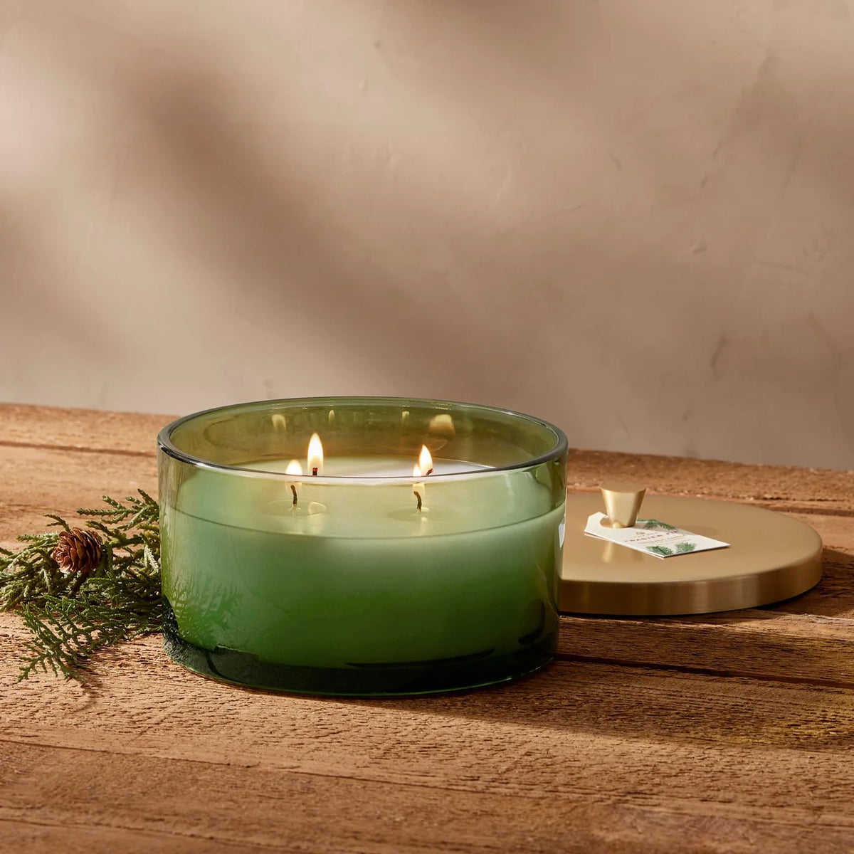Thymes Green 4-Wick Candle, 21 oz., Frasier Fir