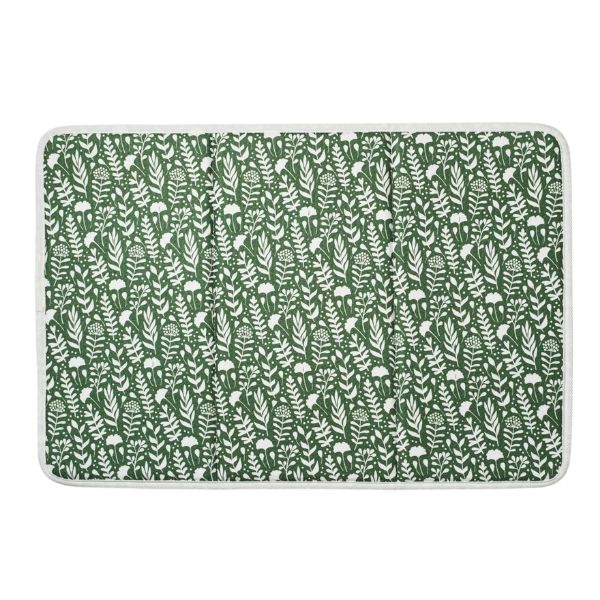 Drying Mat, Meadowlace, Garden Green, 16 X 24 in.
