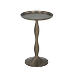 Carden End Table, Dark Aluminum, 12 X 12 X 19 in. 1