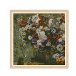 Bright Bouquet Framed Antique Art, 8 X 8 in. 1