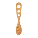 Italian Spaghetti Metro, Cherrywood, 12 in. with three hole size options for measuring spaghetti portions, crafted from cherrywood, perfect for kitchen decor and gifts by Knotty and Board. 1