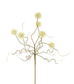 Botanica #2443 featuring an artistic arrangement of delicate cream-colored flowers on thin, twisting stems, perfect for adding unique decor accents from Knotty and Board. 1