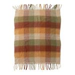 Brushed Plaid Fringe Throw, Multi-Color, 60 X 50 in. 1