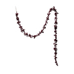 Foam Ball Garland with Glitter, Burgundy, 72 in. 1