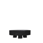 Bink Wood Black Pedestal, Medium, 7.85