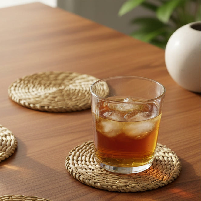 Woven Sweet Tea Coasters, Set of 6, 4 x 4 in.