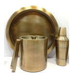 Brass Antique Bar Tray, 15.75 in. 2