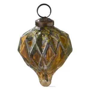 Gilded Drop Christmas Ornament, Gold, 3 in.