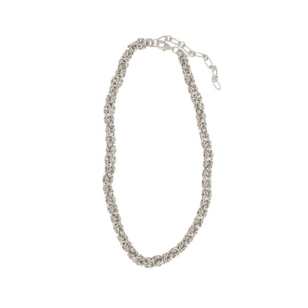 Byzantine Chain Necklace, Silver, 16 in.