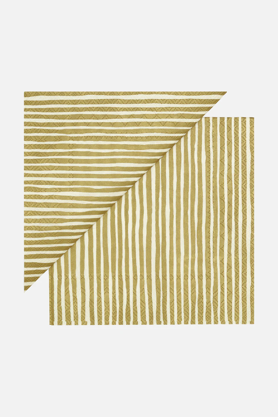 Paper Cocktail Napkin, 20 Ct, Varvunraita Gold