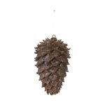 Glitter Pinecone, Brown, 5 X 8.5 in. 1