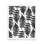 Swedish Dishcloth, Fern, Black 1