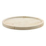 Ulmer Tray, Palimanan Stone, Natural, 14 in. with smooth round edges, natural stone texture, perfect for kitchen decor, dining, or entertaining with gifts from Knotty and Board. 1