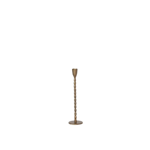 Hand-Forged Taper Holder, Gold, Small, 11.75 in.