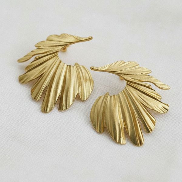 Vintage-Inspired Wing Drop Earrings, 3 X 2 in.