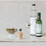 Glass Olive Toothpick Holder, 4 in 2