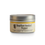 Bourbon Barrel Foods Smoked Pepper Tin, 2 oz. displayed on a clean white background, perfect for kitchen gifts and gourmet cooking; available at Knotty and Board with curated decor and gifts. Every Room Needs A Little Knotty and Board. 1