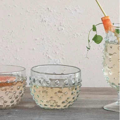 Glass Hobnail Bowl, 4