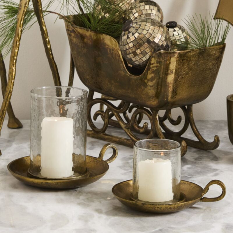 Winter Warmth Candleholder 9.75 X 7.75 X 5.25 in.