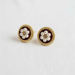 Chic Vintage Floral Drop Earrings, 2.5 in. 3