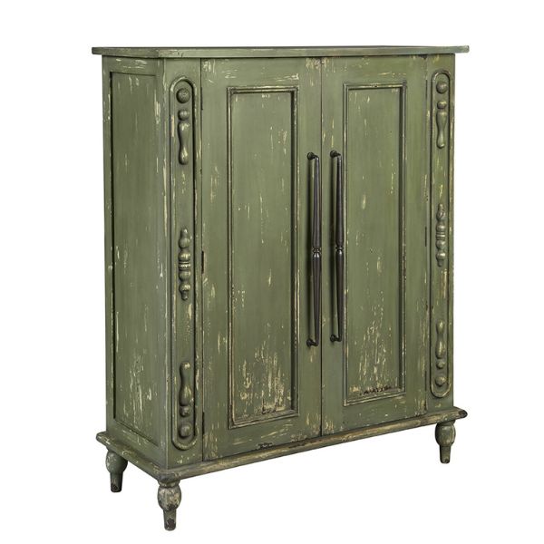 Green Bijou Hall Cabinet