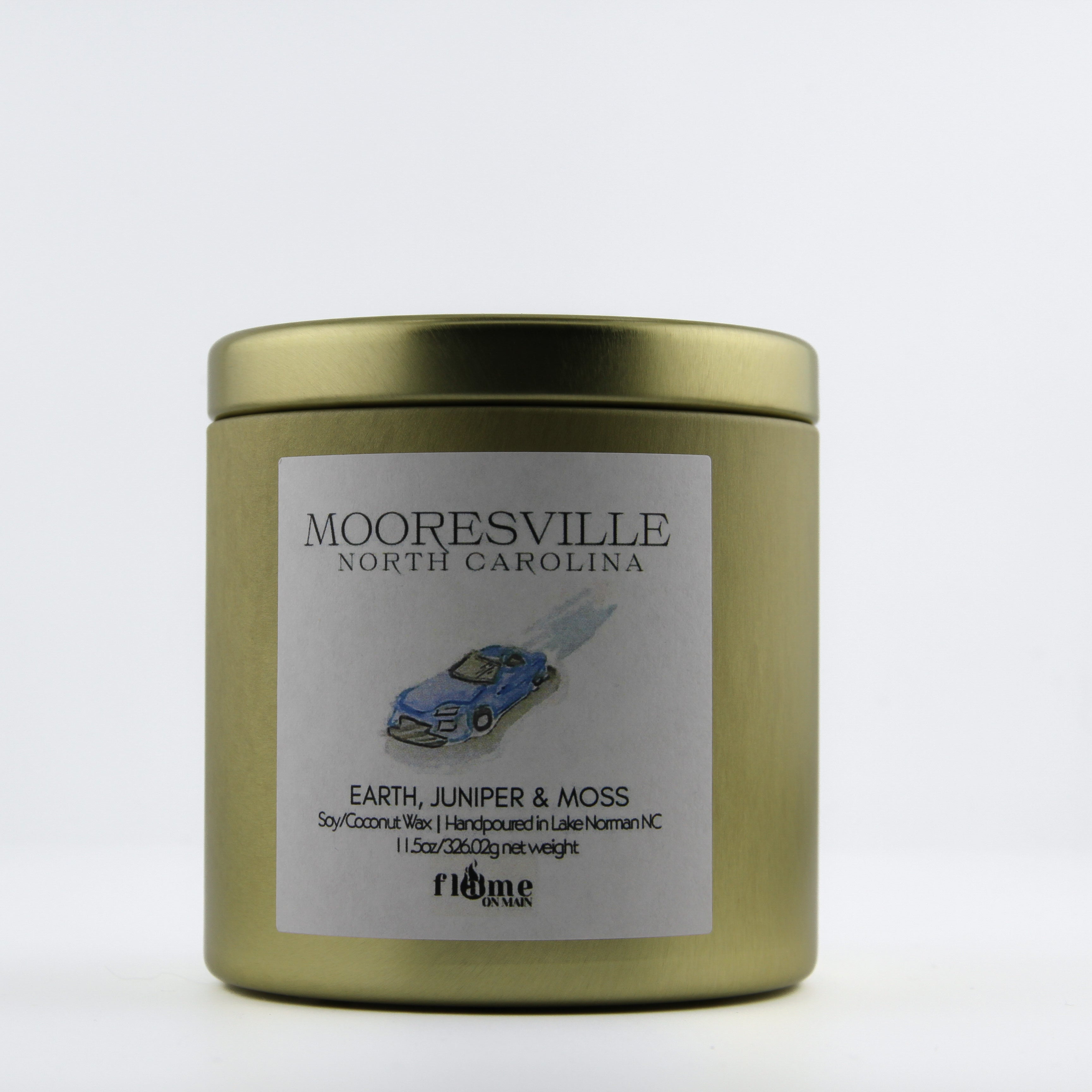 Flame on Main Local Line, Mooresville, Large, 11.5 oz