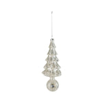 Mercury Glass Tree Ornament w/ Ball Base, 7 in. 1