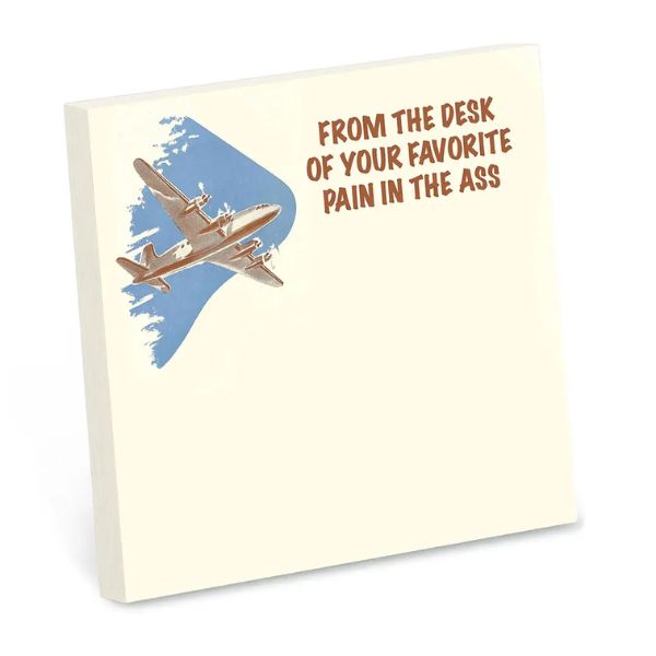 Sticky Note Pad, Pain in the Ass Desk Note