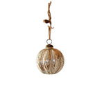 Beaded Mercury Glass Ornament, 4 in. 1