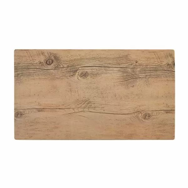 Melamine Wood Rectangular Tray, 18x10
