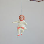Vintage Girl Christmas Ornament, 4.5 in 2