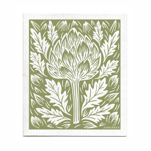 Swedish Dishcloth, Artichoke Green