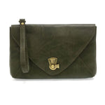 Claudia Keyhole Turnlock Envelope Convertible Crossbody,  Chestnut 1