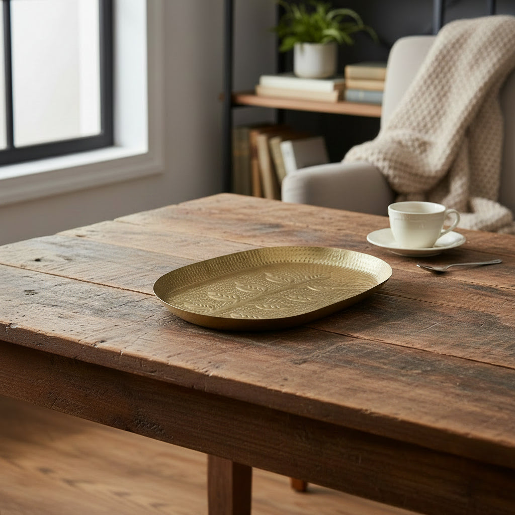 Gold Metal Tray, 13