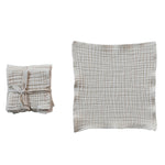 Cotton Double Cloth Dish Cloth Set, 10