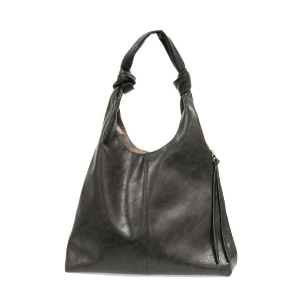 Addie Knot Handle Hobo, Grey