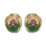 Vintage Floral Earrings 1