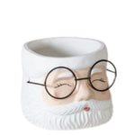 Santa Glasses Planter, Small, 3.5 in. 1