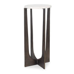Iron Frame Accent Table, 12 X 24 X 12 1