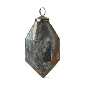 Lustrous Faceted Ornament, Gold, 4 in.