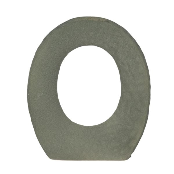 Stoneware Textured Open Cut-Out Vase, Green, 10 in., a stylish decorative piece from Knotty and Board, perfect for adding unique decor to any room or gifting.