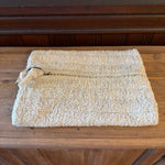 Quilted Cotton Terry Zip Pouch - Large Green 2