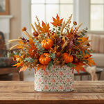 Pumpkin Vine Decor Bucket, Large, 14.5 in. 2