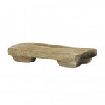 Primitive Bajot, found, varies wooden rustic tray with a natural weathered finish, perfect for adding unique decorative charm to kitchen, dining, or gift spaces by Knotty and Board. 1