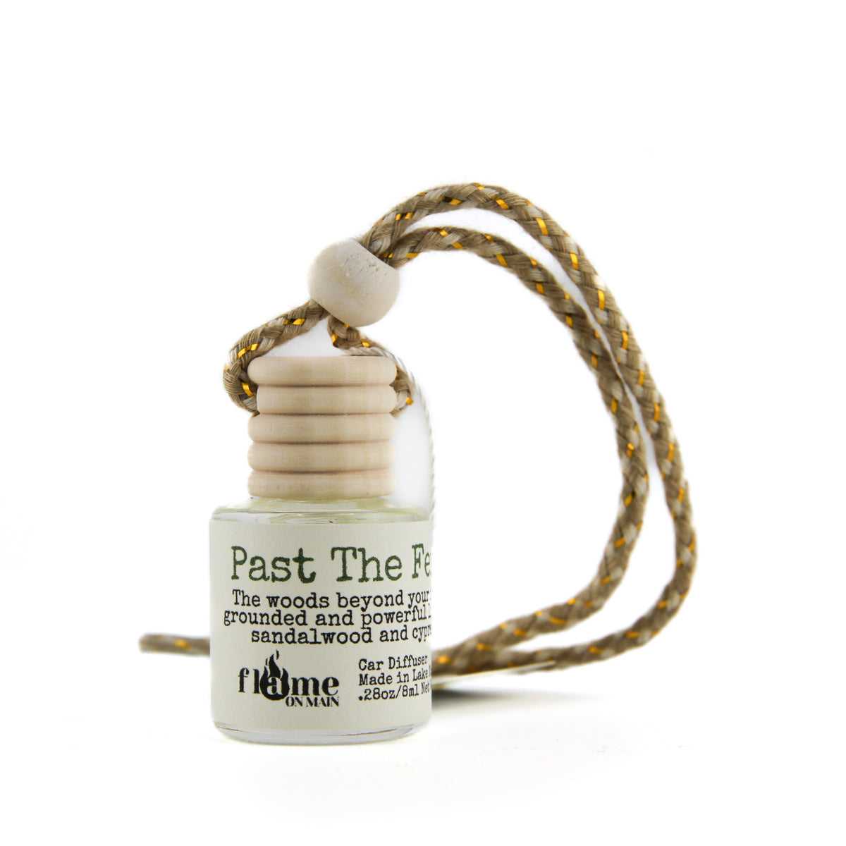 Flame on Main Places We Know Car Diffuser, Past The Fence, .28 oz