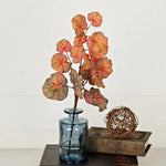 Dark Burgundy Japanese Maple Leaf Spray, 24-Inch Fall Foliage 2