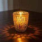 Glass Mosaic Votive Holder, 4