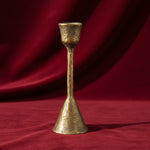 Hand-Forged Metal Taper Holder, Antique Silver, 6 in. 2
