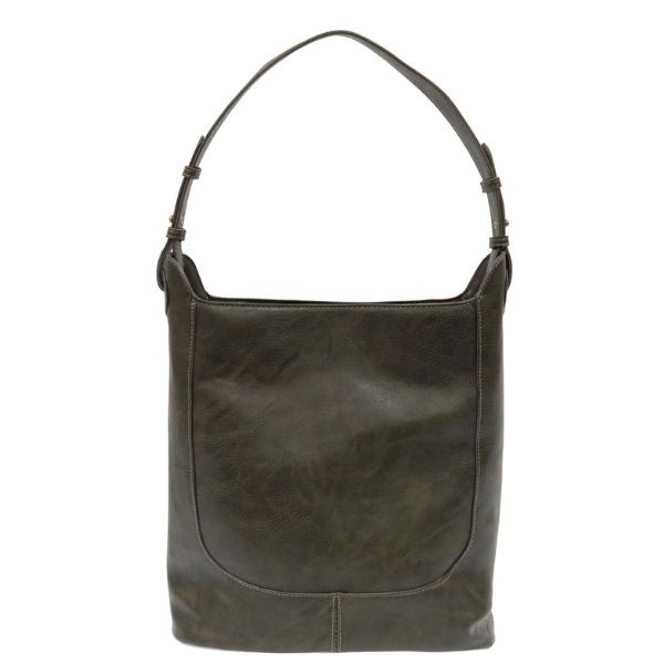 Brielle Small Bucket Bag, Juniper