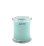 Archipelago Charleston Jar Candle, 8.6 oz in a light blue glass jar with clear lid, perfect for home decor, gifts, or adding ambiance to kitchen and dining spaces by Knotty and Board. 1